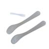 Mini cuchara para mascarilla en forma de palo, cosmética blanca, extractor de crema para ojos, aplicador de crema con recubrimiento de plástico, molde de cuchara en palo