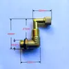 Tapa de respiro para reductor de engranajes m16*15 tapa accesorio de respiro en codo m22*1.5 mirilla de nivel de aceite m10*1 tapa de respiro