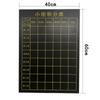 Adesivo de Lousa Magnética Pinyin Tian Zige Inglês Lousa Magnética Flexível Placa Magnética para Casa Quadro para Professores Ensinar e Praticar Caracteres