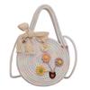 2023 Bolso de Hombro Fresco y Dulce Verano Nuevo Estilo Tejido Concha Bolso de Mano Retro Casual para Mujer Bolso Cruzado de Mano