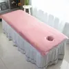 Toalha especial para suit de salão de beleza com buraco toalha de cama turbante para gerenciamento de pele toalha de banho macia absorvente sem fiapos