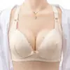 Nova Roupa Íntima para Amamentação Push-up Anti-queda Sutiã de Amamentação para Gestantes Algodão Puro Sutiã Fino