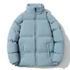 Nueva Chaqueta de Algodón Versátil Estilo Coreano Otoño/Invierno 2025 con Cuello Alto, Corte Entallado para Pareja, Abrigo Corto Entallado para Hombre, Venta al por Mayor