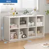 Gabinete Almacenamiento Gabinete Estantería Estante de Almacenamiento Librero de Pie Gabinete de Almacenamiento para el Hogar Estante por Niveles Gabinete de Ocho Compartimentos Gabinete Bajo Gabinete de Rejilla