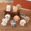 Llavero de Muñeco de Cachorro Lindo Flocado con Resina Transfronterizo Cadena para Teléfono Accesorio Colgante para Bolsa DIY Fabricante