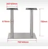 Pata de Mesa de Restaurante Hierro Forjado Pata de Mesa de Bar Soporte de Pata de Hierro Fundido Base Dorada Pata de Mesa Base de Mesa de Café Pata de Mesa de Acero Inoxidable Mesa de Comedor