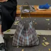 Bolso de Tote Retro Estilo Francés Nuevo Británico para Mujer Casual Ligero para Viajes al Trabajo Versátil Gran Capacidad Bolso Cruzado