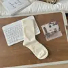 Uso a largo plazo: calcetines blancos versátiles para principios de otoño, calcetines de maternidad sin costuras, calcetines tobilleros simples y casuales, calcetines de moda