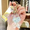 Llavero acrílico luminoso con forma de tanque de aceite y gas, colgante de botella de arena movediza, llavero para bolso, pequeño regalo al por mayor