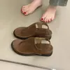 Chanclas de vacaciones estilo nicho 2026 sandalias romanas planas de dedo vintage verano nuevas moda casual versátiles