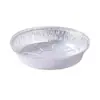 Bandeja de papel de aluminio específica para freidora de aire, cuenco de papel de aluminio para horno de barbacoa y horneado, caja de papel de aluminio para uso doméstico, cuenco de papel de grado alimenticio, forma redonda
