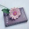 Gerbera Hecho a Mano Crochet Flor de Hilo Ramo Floral Arte Floral Decoración del Hogar Flor Eterna Flor Artificial Decoración del Hogar