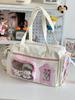 Bolsa Anime Pain Fresca e Fofa Estilo Japonês para Meninas, Bolsa Transversal de Ombro Portátil Leve, Bolsa de Viagem para Deslocamento de Grande Capacidade