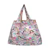 Bolsa de Almacenamiento Grande de Dibujos Animados Estilo Coreano Linda Bolsa de Hombro Tote para Compras Bolsa de Almacenamiento Plegable Conveniente Ecológica