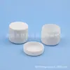 Caja redonda de PS blanca para crema de 20g, caja para crema facial, frasco de boca ancha de 20ml, caja para joyas, caja para sombras de ojos, frasco para crema de manos