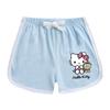 Traje de manga corta para niñas, verano 2022, estilo occidental, nuevos pantalones cortos KT Cat para niñas, casuales, de dos piezas, venta al por mayor