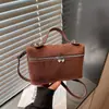 Outono e Inverno 2026 Novo Estilo Camurça Retro Moda Exquisito Simples Casual Uma Alça Transversal Bolsa de Mão Bolsa Caixa