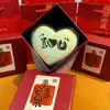 Presente de Dia dos Namorados Chinês de 2026 para Namorada, Caixa de Presente Flor Rosa em Formato de Moeda de Ouro, Mesmo Estilo que Shuibei, Atacado de Dia dos Namorados em Estoque
