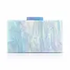 Bolsa de Noite Acrílica Perolada Feminina de Comércio Exterior Transfronteiriço, Bolsa de Mão Clutch de Ombro Único Transversal para Banquete de Casamento