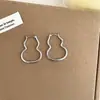 Brincos Minimalistas de Cabaça para Mulheres, Nova Tendência de Moda de Nicho 2025, Brincos Versáteis para o Dia a Dia, Estilo Cool