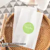 Bolsa de Embalaje para Pan de Hielo Papel de Algodón Blanco Película Interior Impermeable Refrigerada Red de Sellado Máquina de Horneado Bolsa de Papel para Tostadas Rebanadas