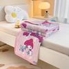 Manta de Velour de Leche de Clase A con Dibujos Animados, Forrada de Felpa, Amigable con la Piel y Delicada, Manta de Velour para Aire Acondicionado, Manta Pequeña para Bebé, Manta para Siesta y Ocio
