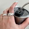 Anillo Geométrico en Forma de Diamante para Mujer, Diseño de Ola Simple y Moderno, Nuevo Anillo Abierto, Estilo de Nicho de Moda, Anillo para el Dedo Índice