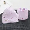Nuevo conjunto de dos piezas de bufanda gorro de felpa de una sola capa para niños, gorro de algodón con estampado, sombrero cortavientos con protección para los oídos para primavera y otoño