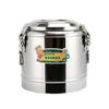 Cubo Aislado Dongsen de Acero Inoxidable 304, Cubo Comercial de Gran Capacidad Completamente Espumado para Leche de Soya y Gachas para Venta Ambulante