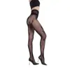 Meias Sexy com Estampa Animal Exportação Transfronteiriça Linha Europeia e Americana Recorte Jacquard Meias de Rede Meias 3147
