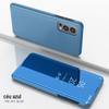 Para 1 capa de celular nord2 suporte 1 10t espelho galvanizado flip capa de couro capa protetora nord 2T 5g rígido