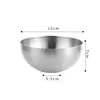 Acero Inoxidable Estilo Coreano Tazón para Ensalada Alto Valor de Color Tazón para Ensalada Tazón para Frutas Tazón Polvo de Caracol Tazón para Mezcla de Arroz y Fideos Tazón para Pulir
