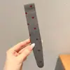 Diadema de lana tejida con tiras adhesivas, similar al estilo de Li Qin, cinta mágica para el cabello, adhesivo para flequillo, cinta mágica para usar en la ducha