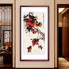 Pintura Colgante para la Entrada del Hogar Pintura China de Madera Maciza Tradicional China Todo Bueno para Sala de Estar Pasillo Murales Pintura Decorativa Nueva China