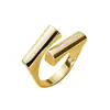 Anillo de Tendencia Transfronterizo Versión Coreana Geométrico Simple Brillante Escalado Personalidad de Moda Diseño Abierto de Nicho Anillo Exquisito