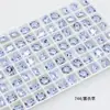 Taladro de uñas Dongzhou 8*6 broca octagonal larga de fondo puntiagudo explosiones de la red social taladro para decoración de uñas taladro de vidrio brillante venta al por mayor