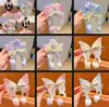 Nueva Horquilla Mágica de Hada Tulipán Mariposa para Niños, Herramienta para la Parte Posterior de la Cabeza, Clip para Cola de Caballo, Accesorio para el Cabello de Princesa para Niña, Trendy