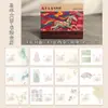 Calendario de Escritorio de Caligrafía 2026, Modelo Nuevo para el Año del Caballo, Calendario Creativo Semi-Crudo en Blanco Hecho a Mano, Calendario de Escritorio Mensual Extraíble