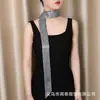 Bufanda Nueva y Elegante de Seda con un Toque Exclusivo de Alta Gama, Decoración para Bolso de Cinturón, Decoración de Cinta Larga Estrecha, Cinta para Mujer