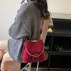 Bolsa Pequena de Textura Premium para Mulheres 2025 Outono e Inverno Nova Bolsa Saco Retrô Fashion e Versátil Bolsa Transversal para o Dia a Dia