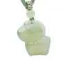 Colgante Atrae-Dinero de Jade Hetian de Xinjiang, Material de Qinghai, Colgante de Jade Caballo del Zodiaco para Pareja, Transmisión en Vivo, Al por Mayor en Stock