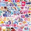 78 online popular TikTok presente efeitos especiais graffiti adesivos decorativos capa de telefone bagagem desktop adesivos à prova d'água