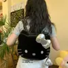 Bolso Bandolera Cruzado de Hombro de Gatita Roja de Dibujos Animados, Bolso Dulce y de Moda para Niña, Bolso de Mano con Cadena Lindo y Divertido