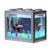 Lámpara LED Creativa de Bloques de Construcción Tanque de Peces Cubo Tailandés Tanque de Peces Mini Lámpara USB Caja de Bolas de Algas Caja de Visualización Ecológica para Mascotas Trepadoras