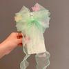 Accesorios para el Cabello de Niños Pasador de Moño de Cinta para Niñas Tocado de Perlas para Bebé Tocado Estilo Coreano Sello de Cabello de Princesa