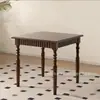 Mesa y Sillas de Comedor Estilo Mid-Century Americano, Sillas de Comedor Francesas, Mesa y Sillas de Cafetería Retro, un Juego Completo de Mesas y Sillas de Comedor Comerciales