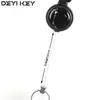 Portátil Elástico Cordão Outdoor Retrátil Corda Fivela de Puxar Fácil Camping Escalada Fivela Pingente Chaveiro Anti-Perda Chaveiro