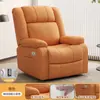 Sofá Multifuncional Elétrico Massageador Sala de Estar Espaço Pequeno Individual Sofá Cama Poltrona de Balanço Pessoa Preguiçosa Lazer Cadeira Giratória