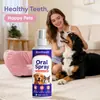 Kineshinex Spray Oral para Mascotas Perro y Gato Spray de Cuidado Oral sin Cepillo Spray Bucal para Mascotas Refresca el Aliento