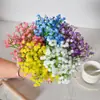 Buquê de Gipsofila Artificial para Decoração de Casamento de Noiva, Plástico com Toque Suave, 13-19 Flores de Gipsofila